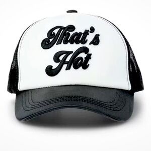 Paris Hilton That's Hot Embroidered logo Y2K Unisex Trucker Hat Cap Mens Womens